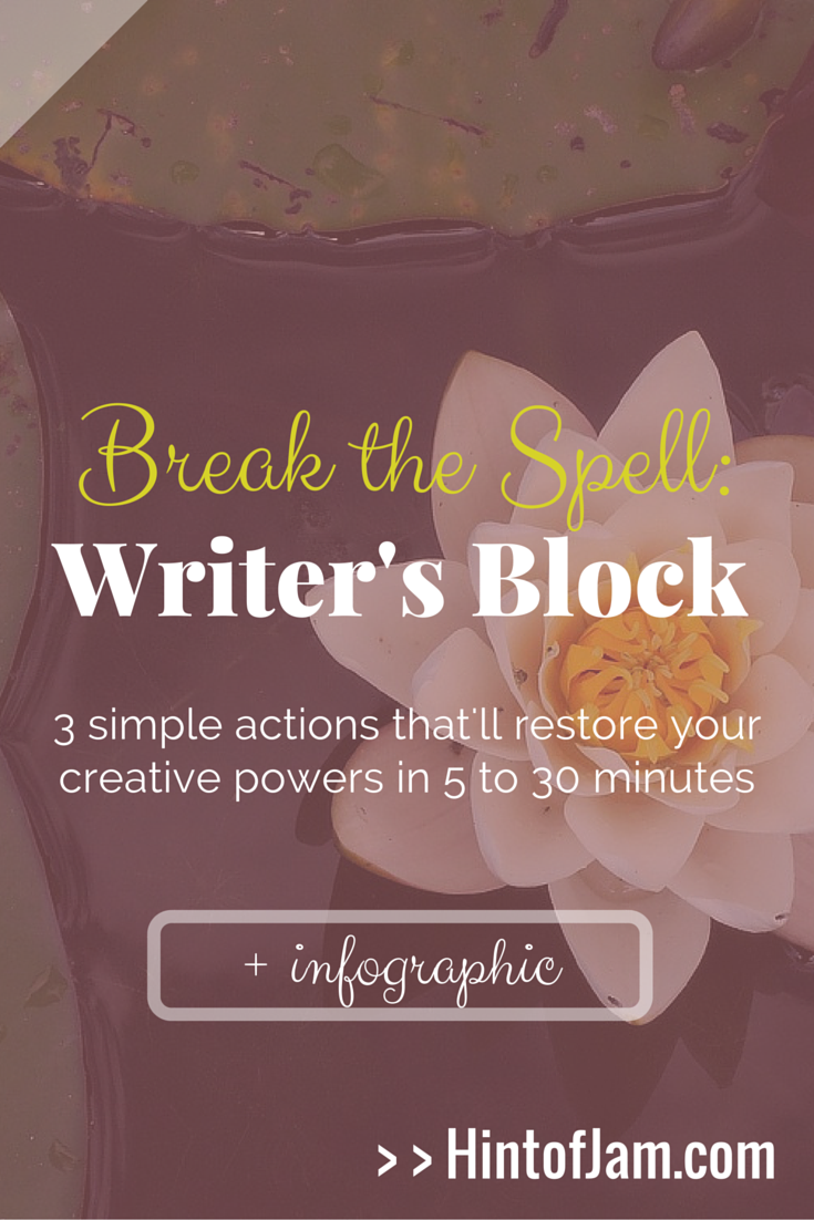 3 Ways To Defeat Writer's Block - Hint Of Jam